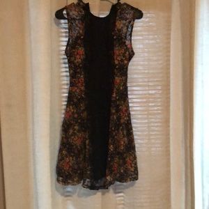 Lacey floral mini dress!